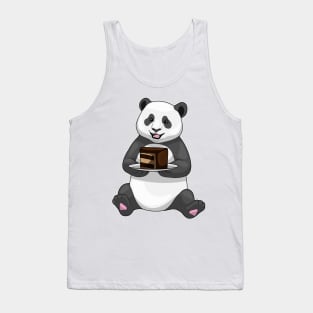 Panda Birthday Cake Tank Top